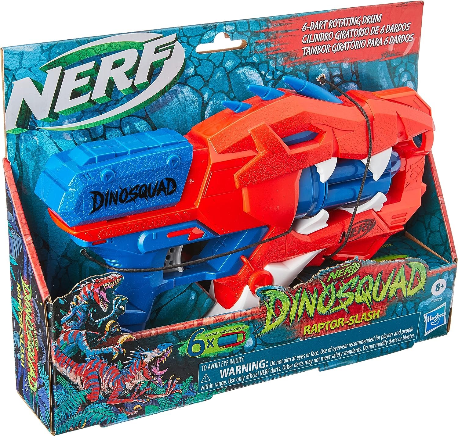 Nerf Dinossauro Squad Raptor-Slash - Hasbro